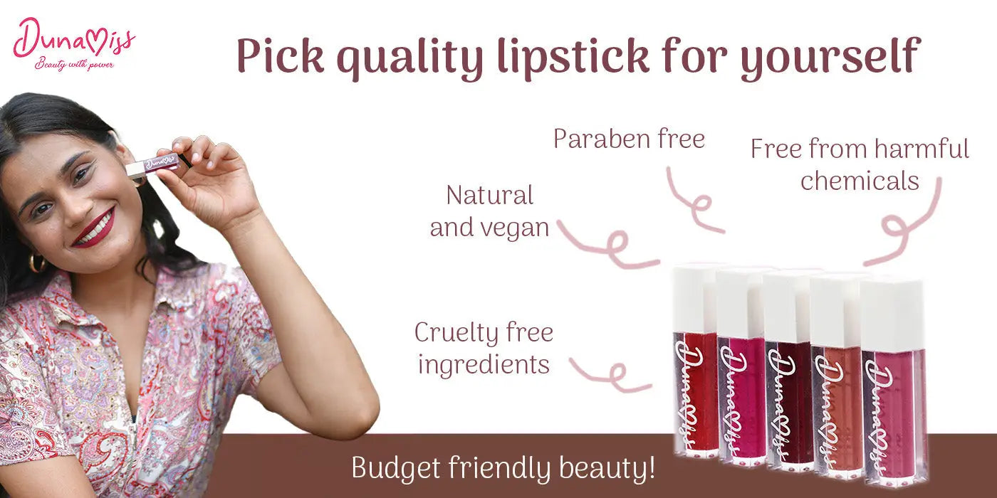 Budget Friendly Beauty: How to Pick Quality Lipsticks? - Dunamiss Cosmetics