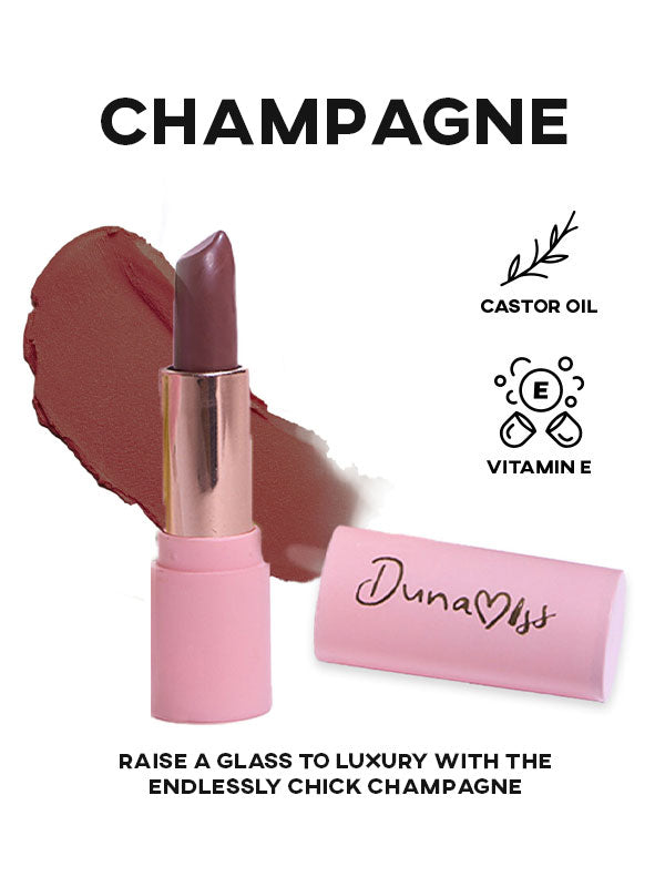 Champagne Kiss | Nude Pink Matte Lipstick