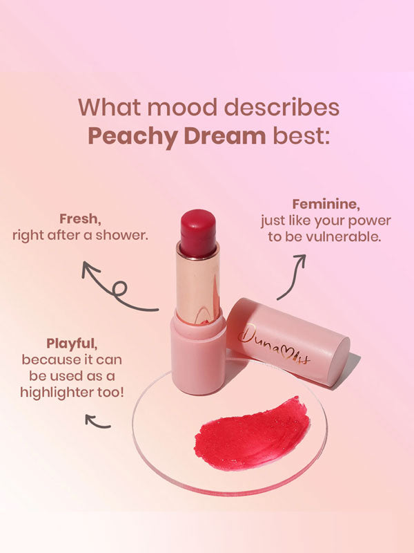 Peachy Dream | Vegan Tinted Lip Balm