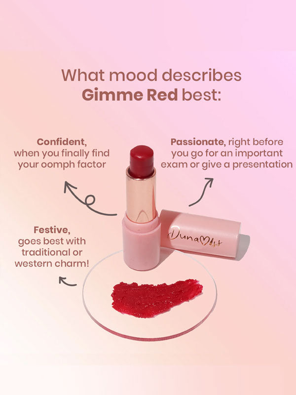 Gimme Red | Moisturizing Red Tinted Lip Balm