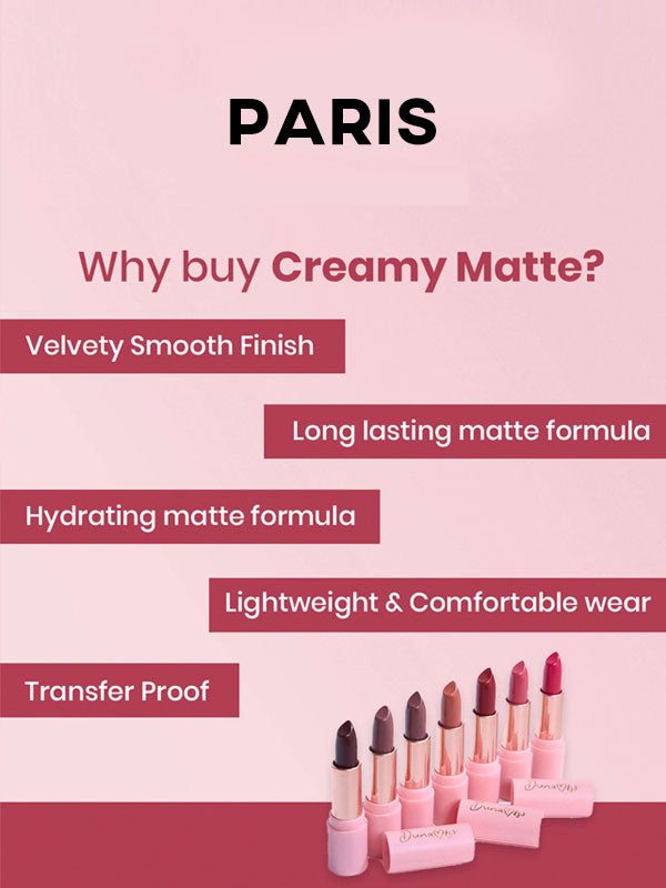 Paris | Pink Lipstick Shades