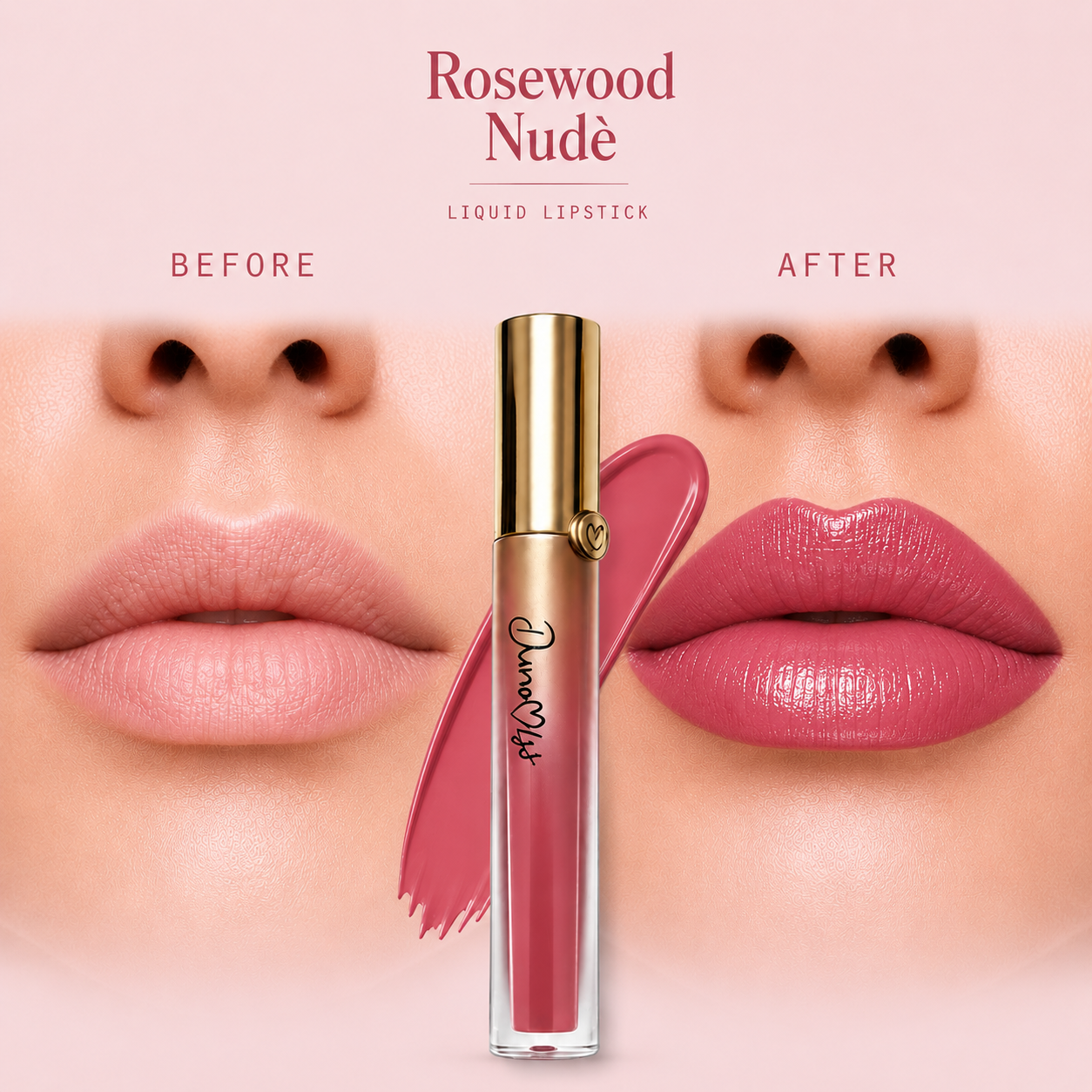 Rosewood nude liquid lipsticks