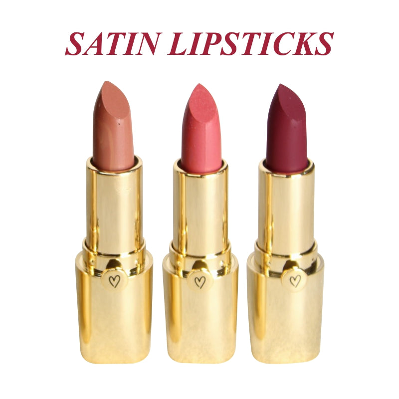 HYDRATING SATIN LIP SHADES - SET OF 3
