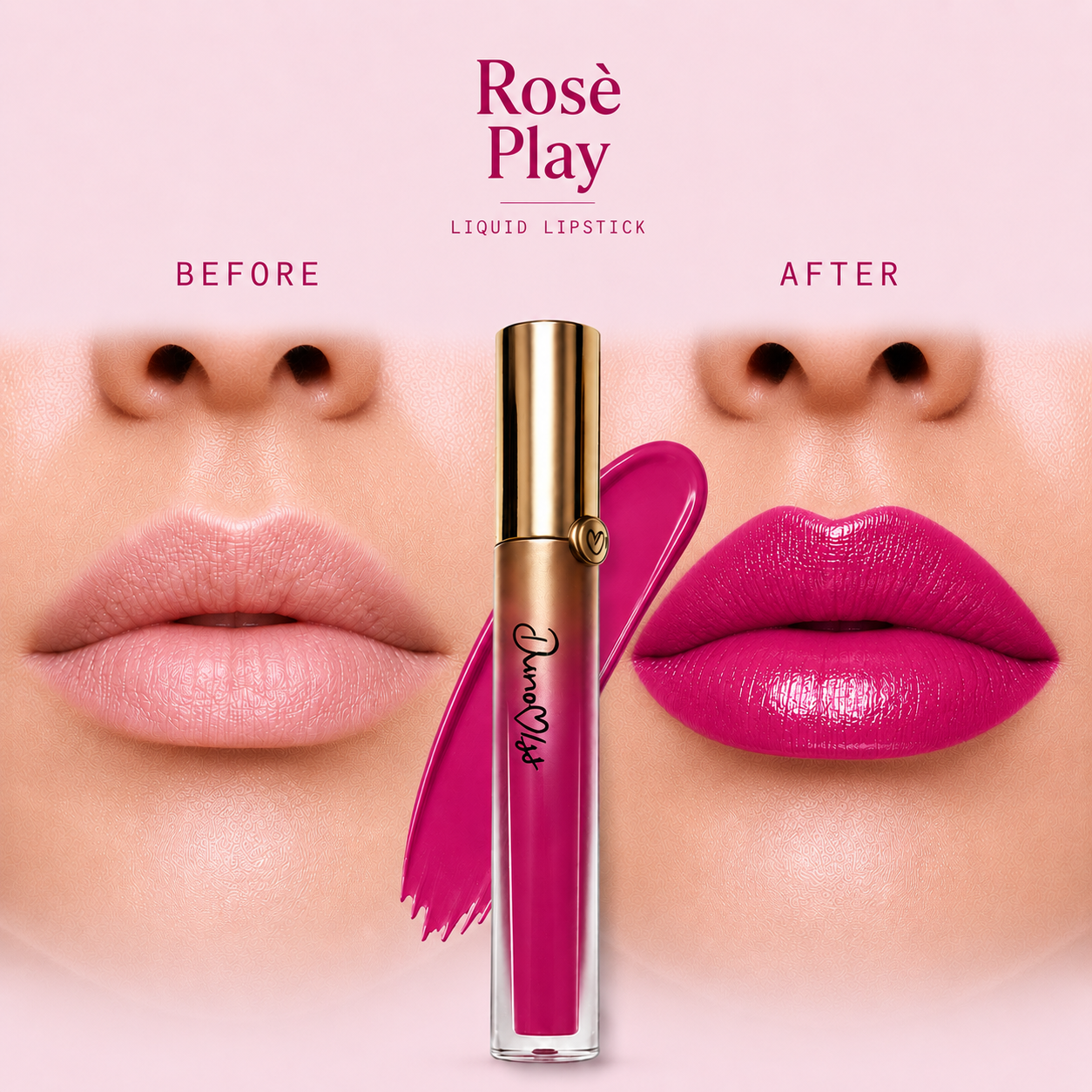 Rose play liquid lipstick