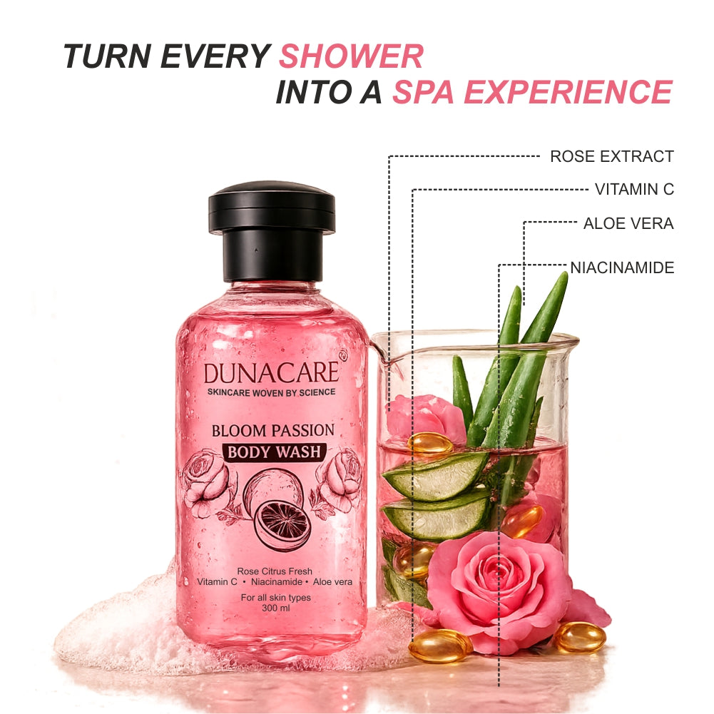 BLOOM PASSION |  Rose Citrus Fresh Body Wash | Hydrating & Refreshing