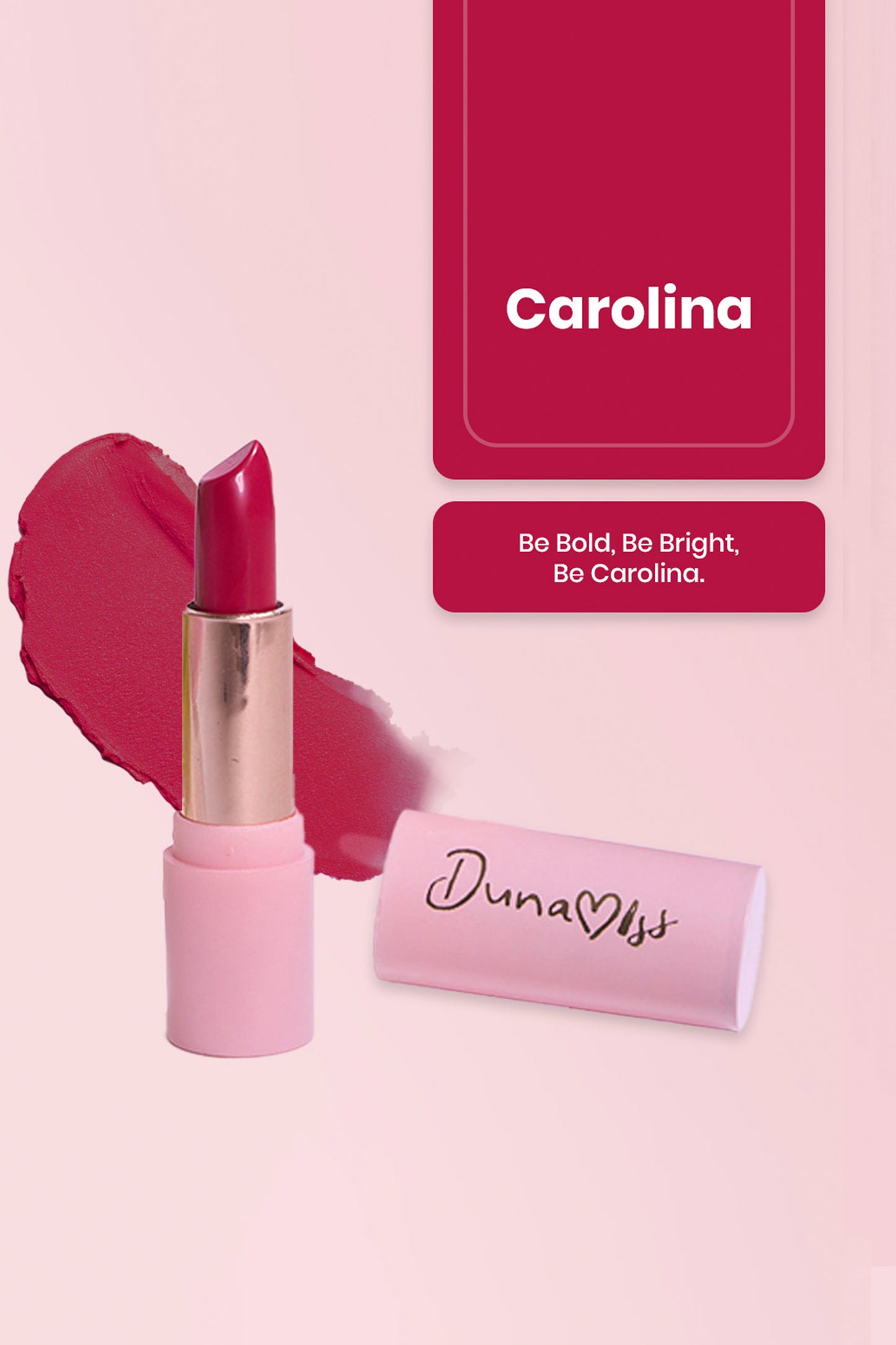 Carolina | Pink Matte Lipstick Shades