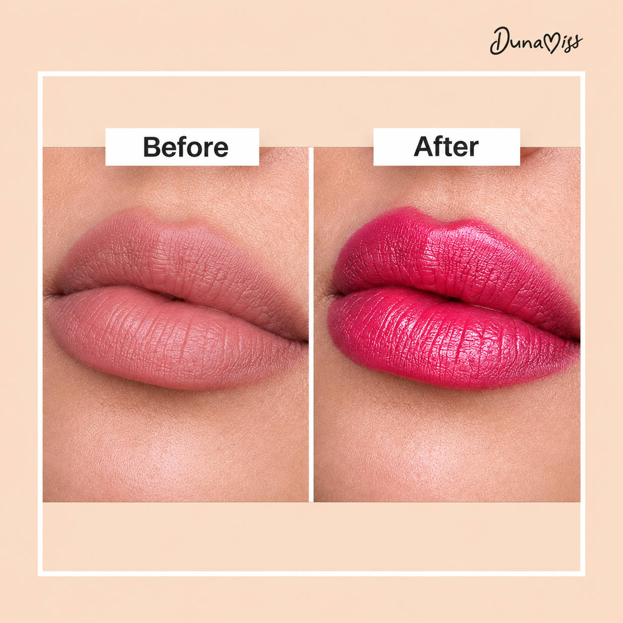 Dunamiss Glimmer Lip Balm | Rose Spark
