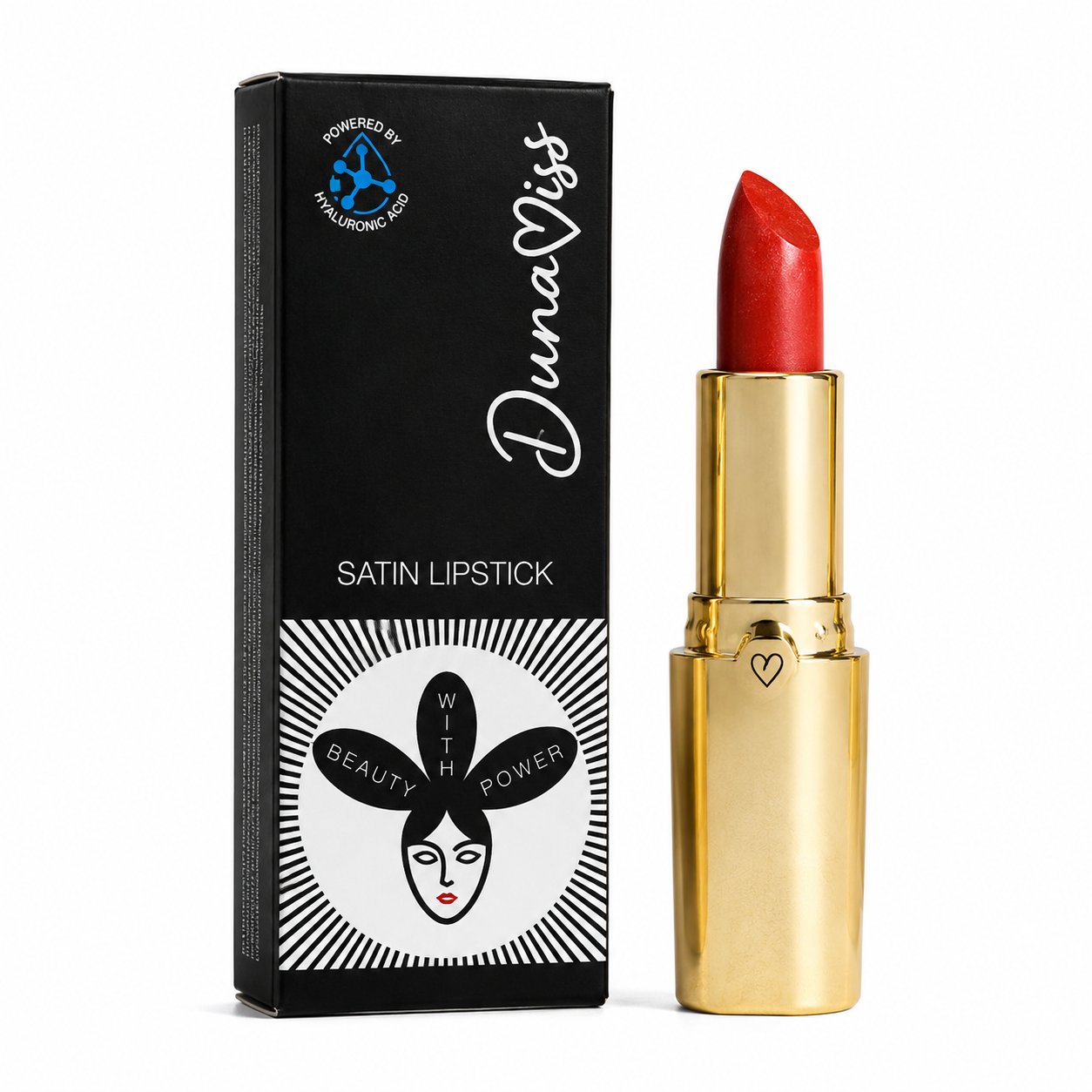 Dona Red Sheen Satin Lipstick - Luxurious Hydrating Color for Stunning Lips