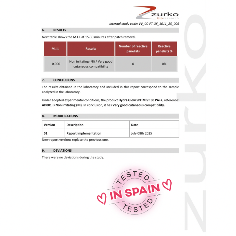 Dunamiss Hydra Glow Sunscreen Skincare Mist SPF 30 PA++