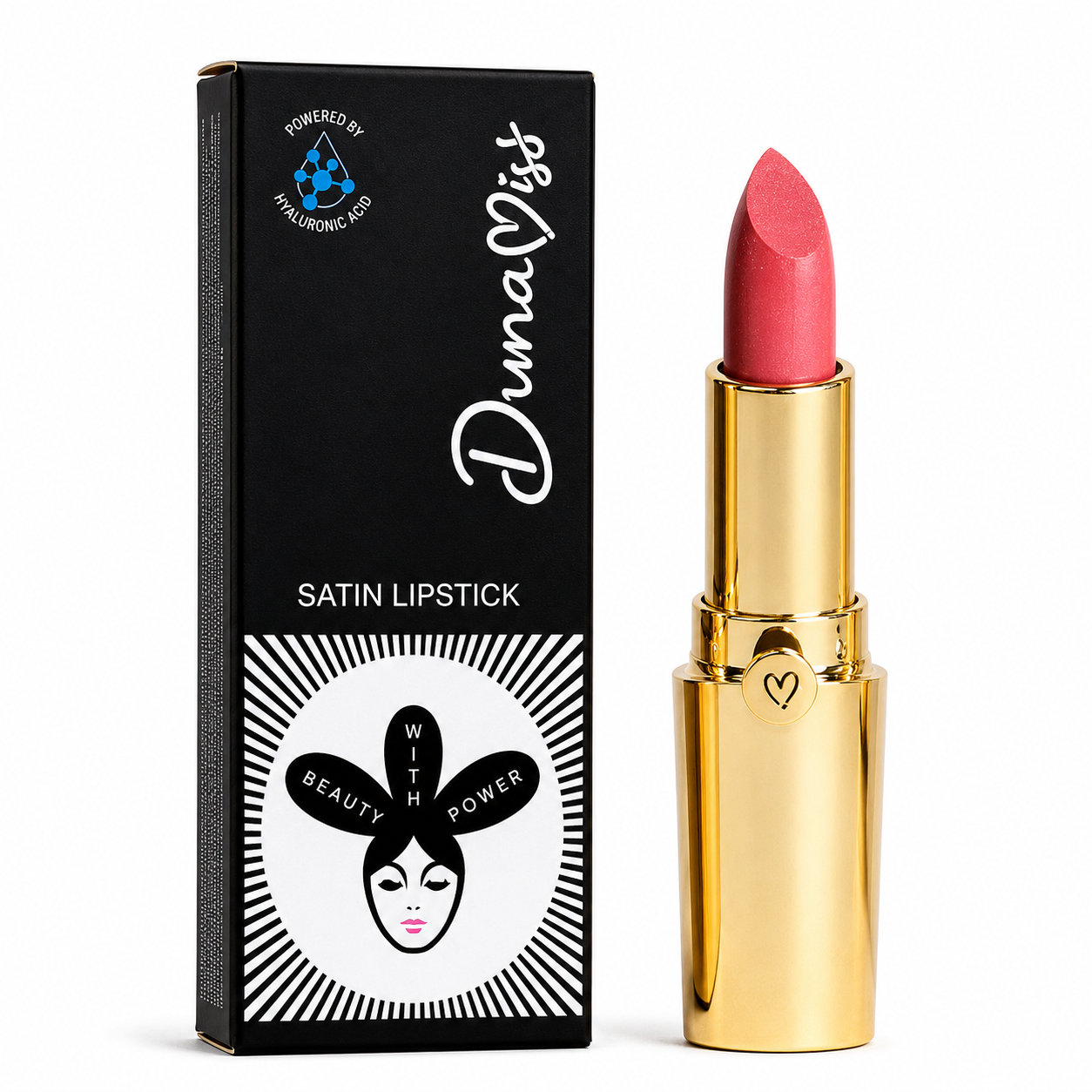 Lucia Soft Rose Satin Lipstick - Luxurious Hydrating Formula for Luscious Lips