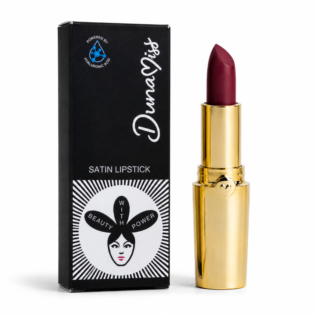 Matilda Deep Mauve Satin Lipstick - Luxurious Long-Lasting Color