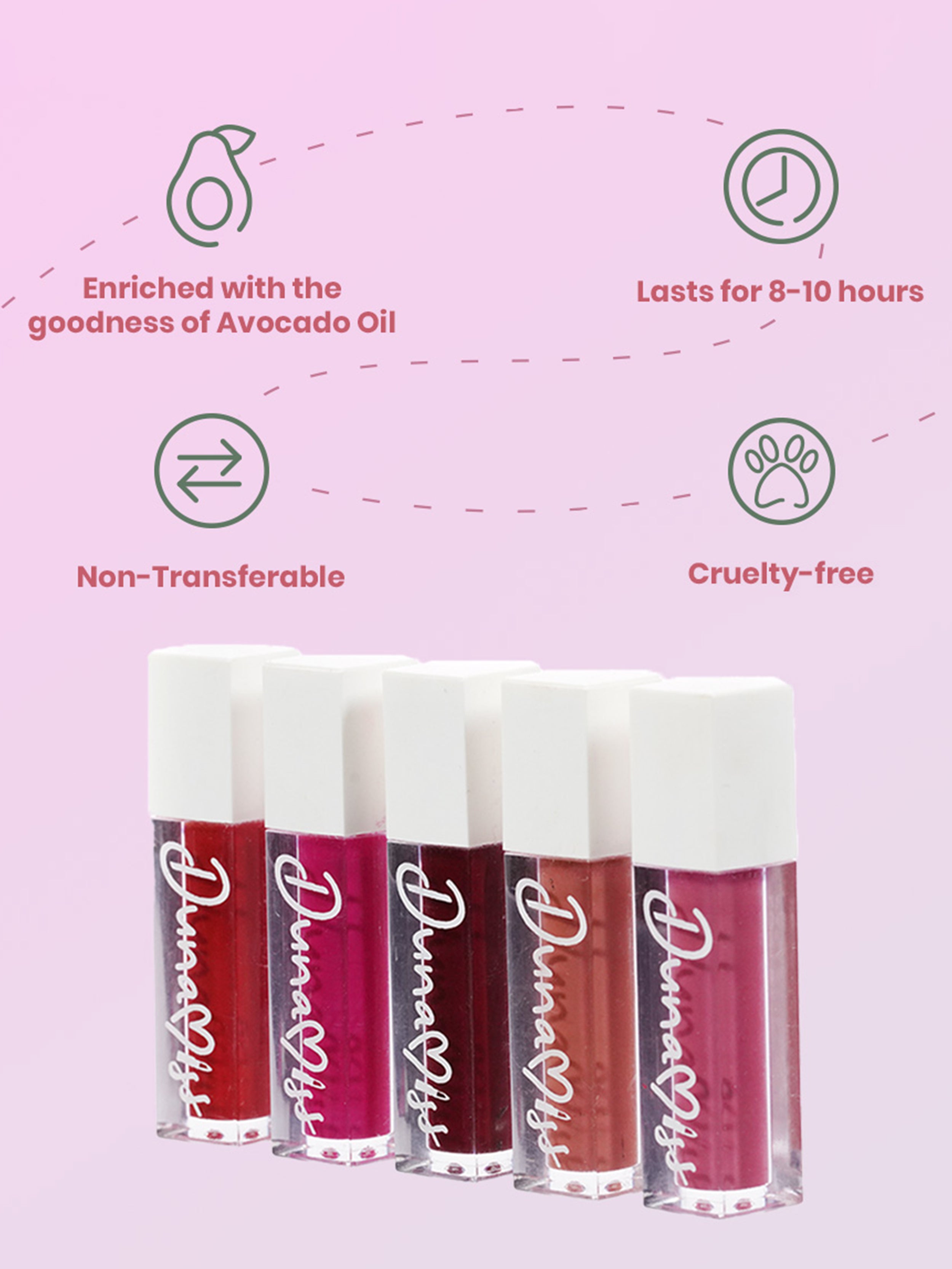 Mini liquid lipsticks | Paraben & Sulphate Free