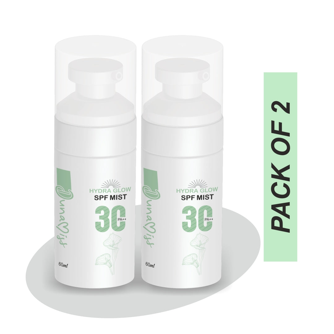 GLOW SET OF 2 - HYDRATING SUNSCREEN MISTS