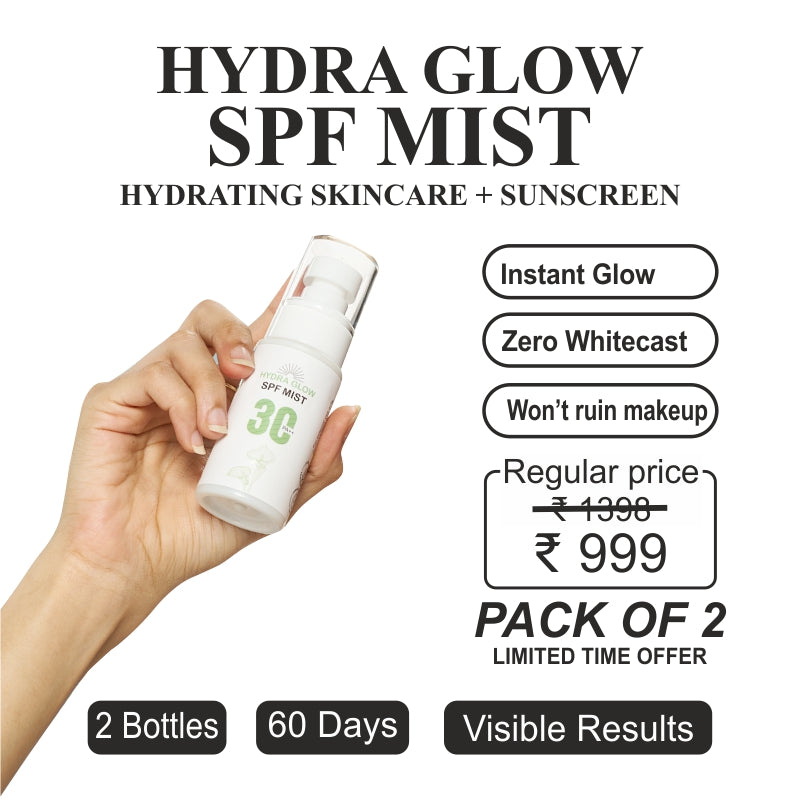 GLOW SET OF 2 - HYDRATING SUNSCREEN MISTS