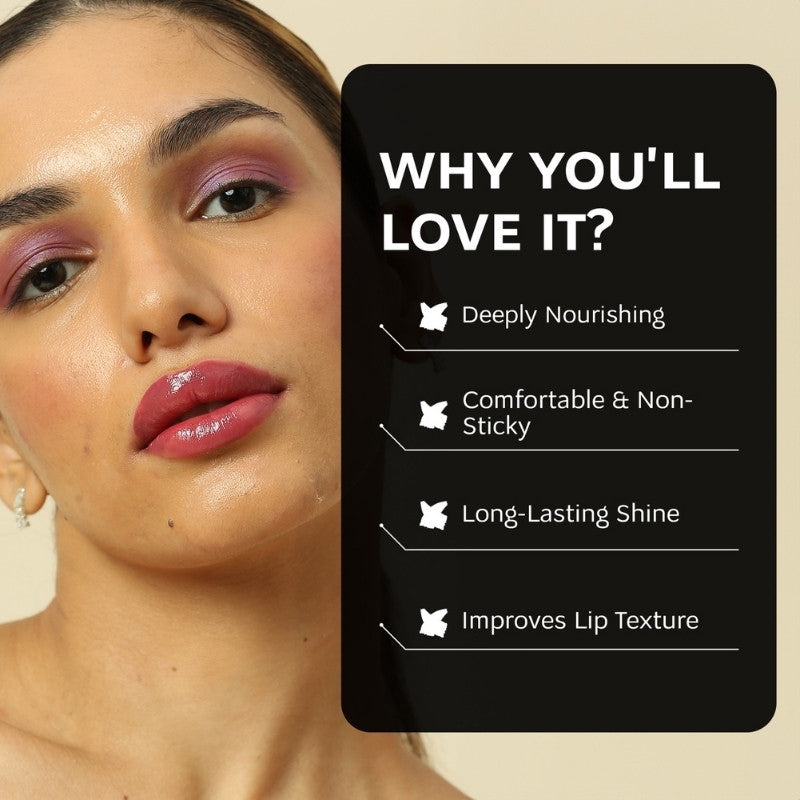 Dunamiss Lip Glow Oil – Maria | Mauve Magic