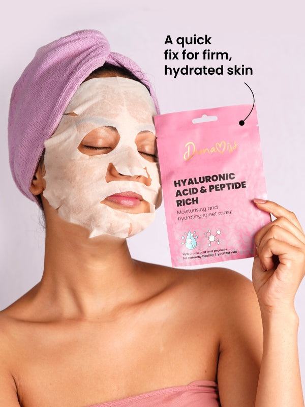 Hyaluronic Acid & Peptide Rich Sheet Mask