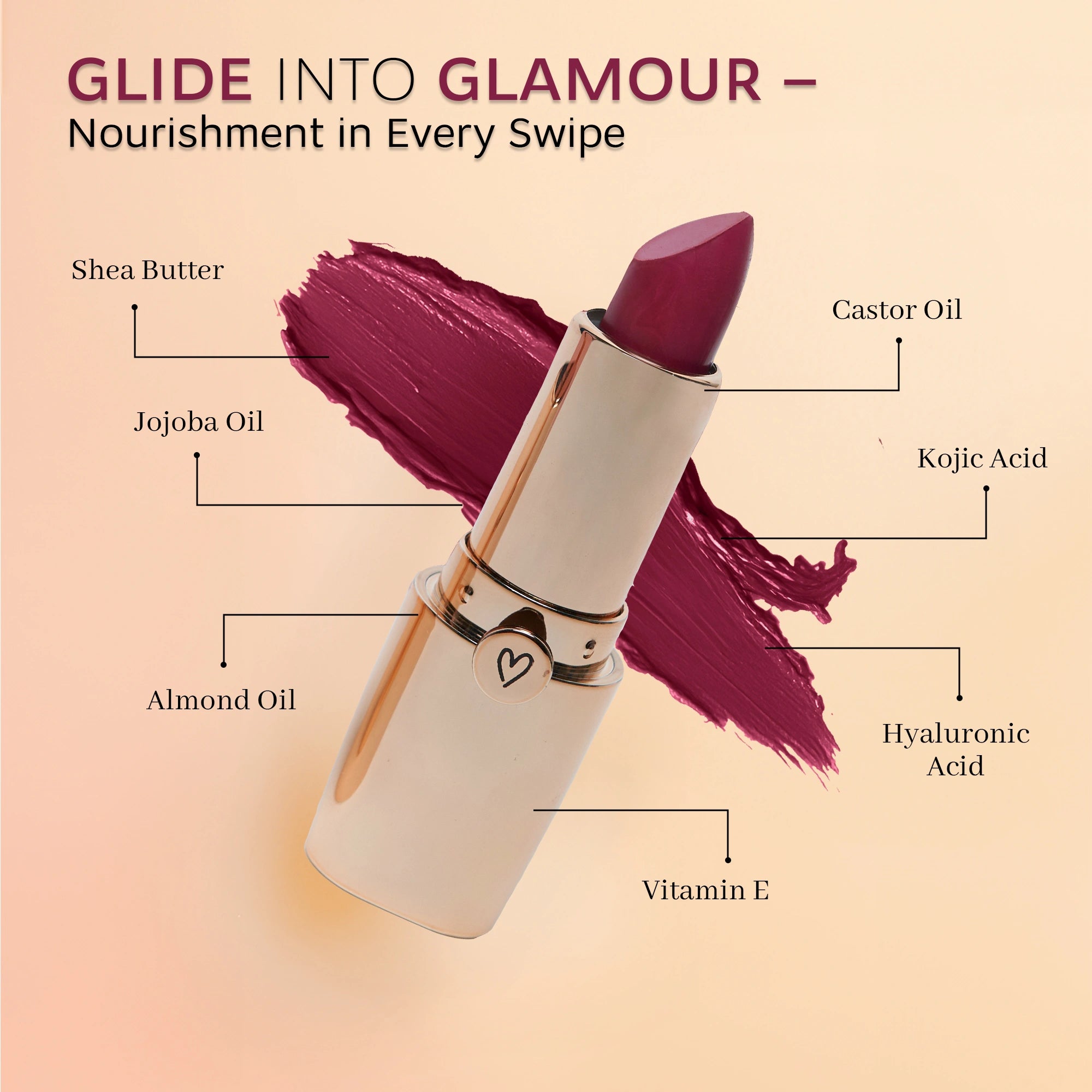 Matilda Deep Mauve Satin Lipstick