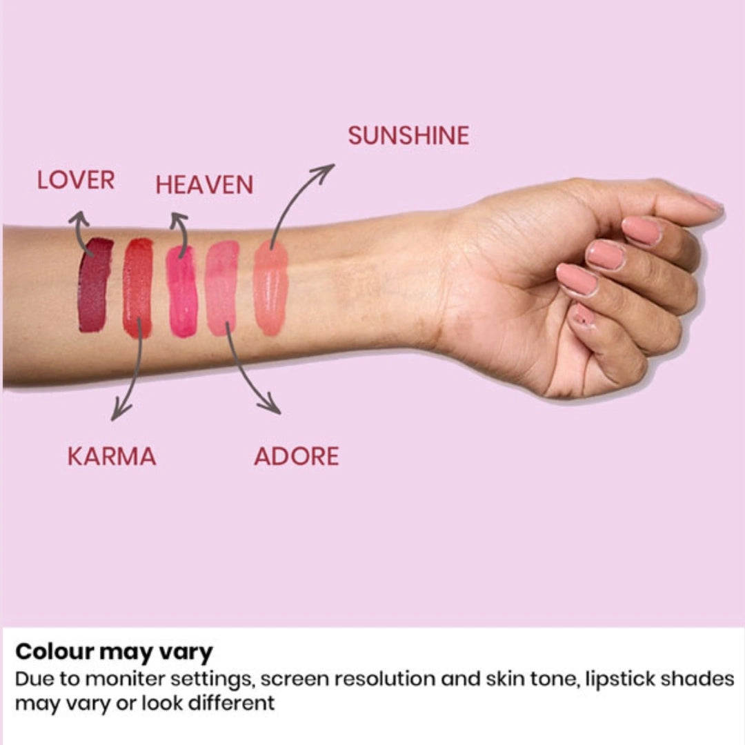 Mini Liquid Lipstick Set Paraben & Sulphate Free