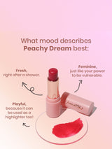 Peachy dream tinted lip balm