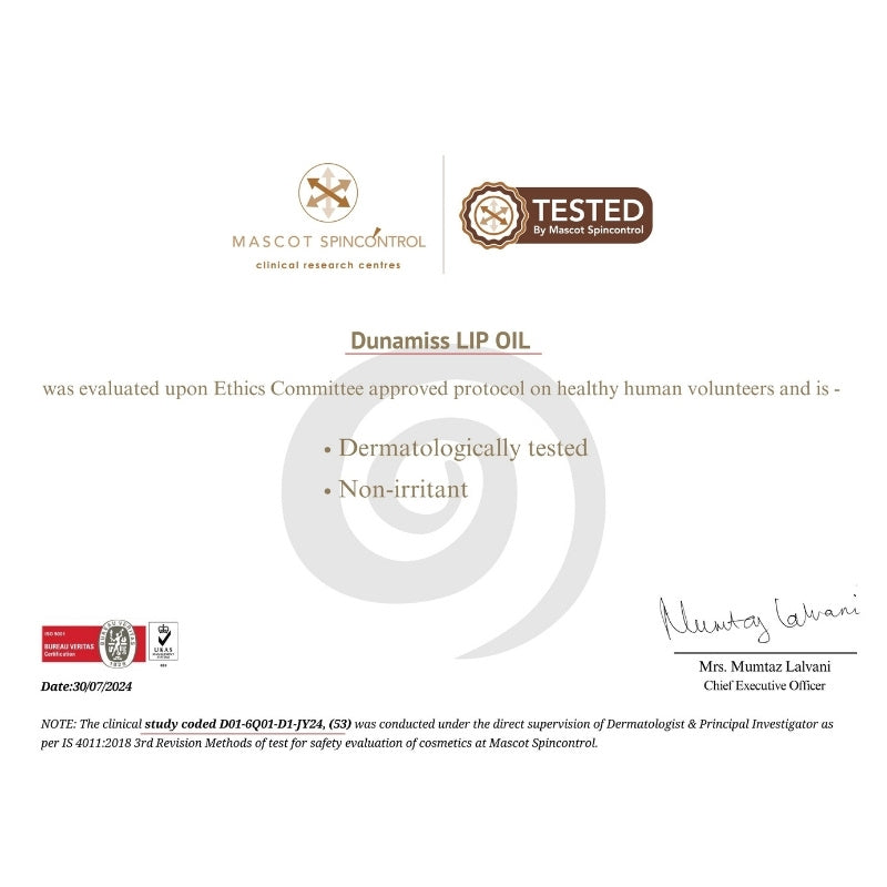 Dunamiss Lip Glow Oil – Ramona | Gloss & Hydration