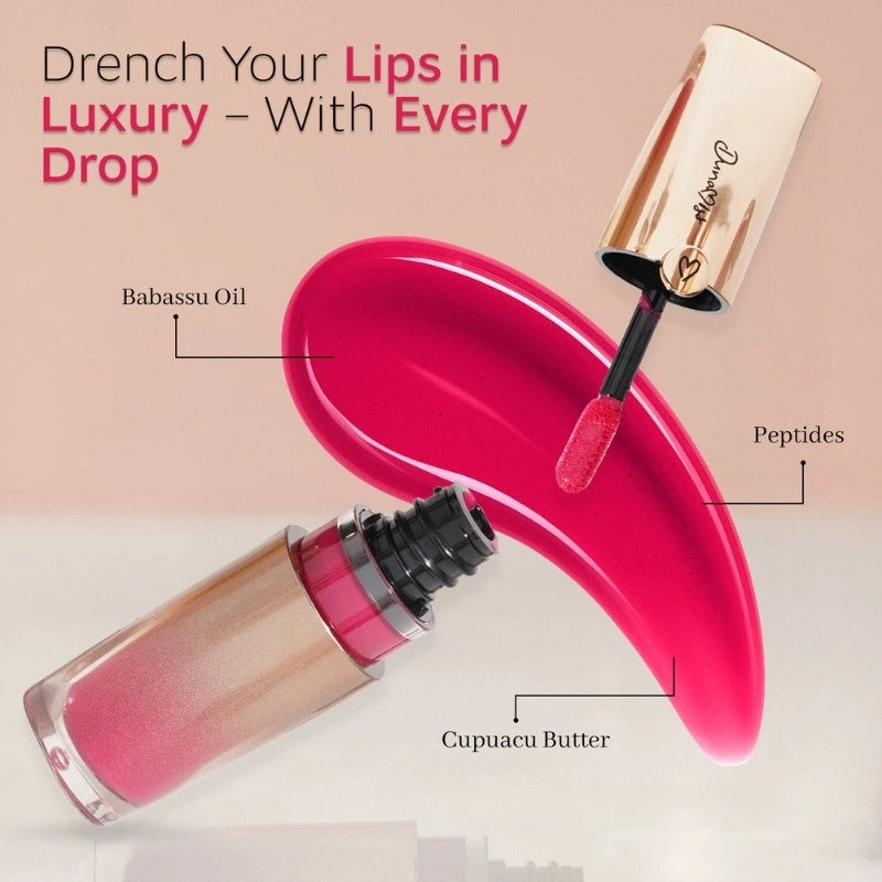 Dunamiss Lip Glow Oil – Rosita | Plumping Shine