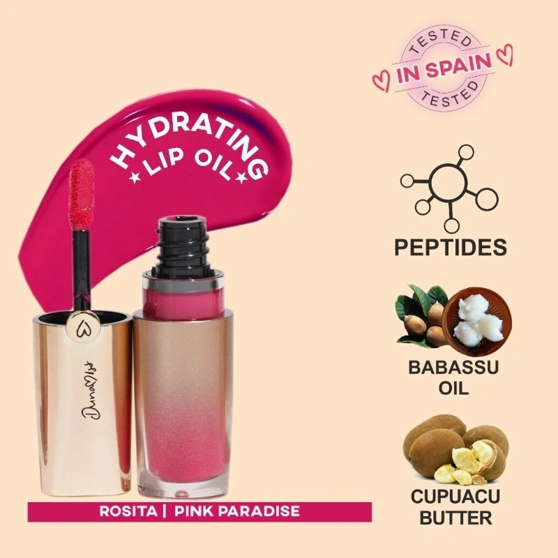 Dunamiss Lip Glow Oil – Rosita | Plumping Shine