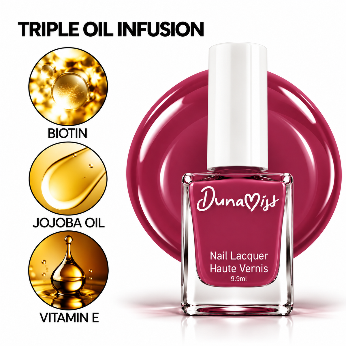 DUNAMISS Nail Paint | Velvet Rose