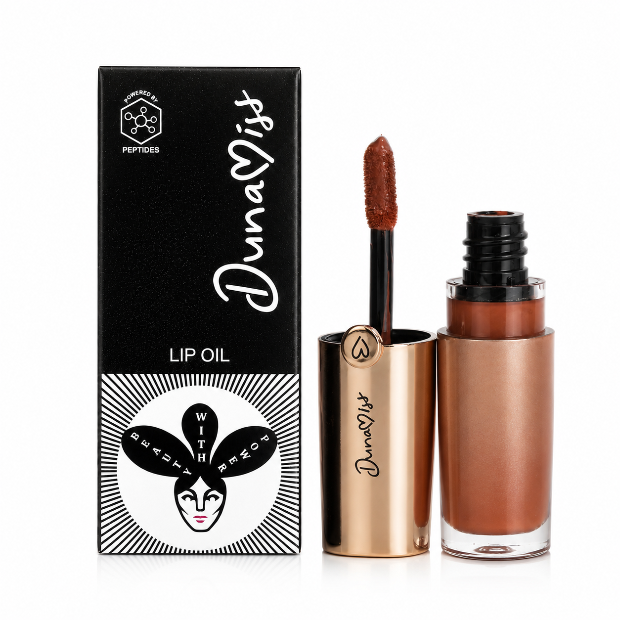 Dunamiss Lip Glow Oil - Bonita | Hydrating Tint Gloss for Luscious Lips