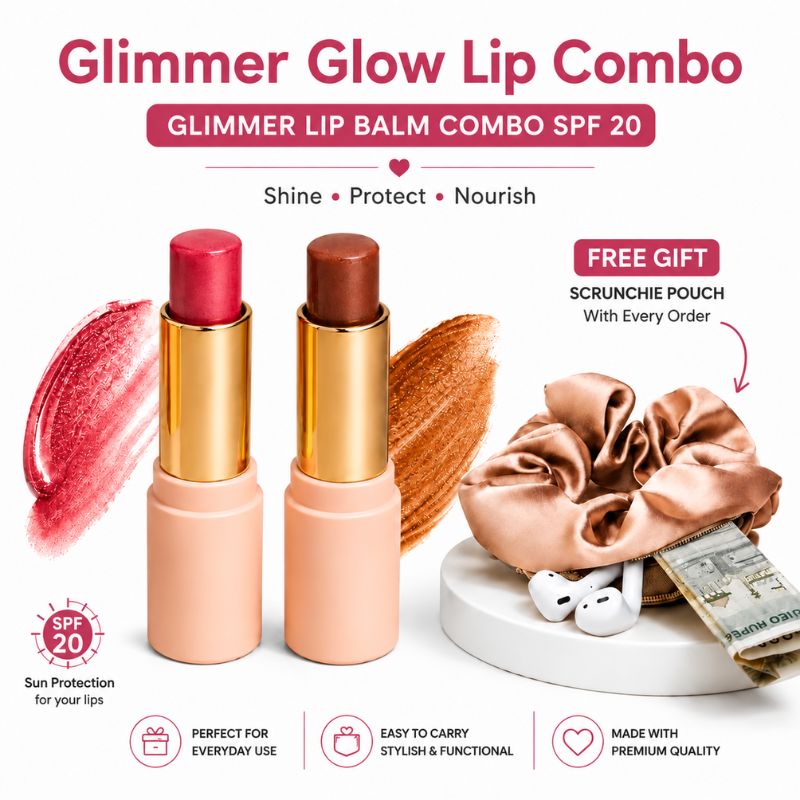 GLIMMER LIP BALM COMBO SPF 20