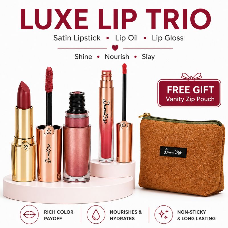 SATIN LIPSTICK, LIP OIL & LIP GLOSS