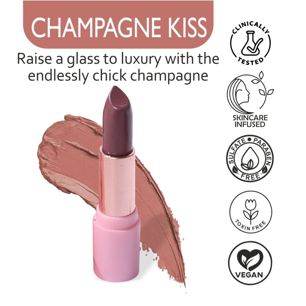 Champagne Kiss Nude Pink Smooth Matte Finish