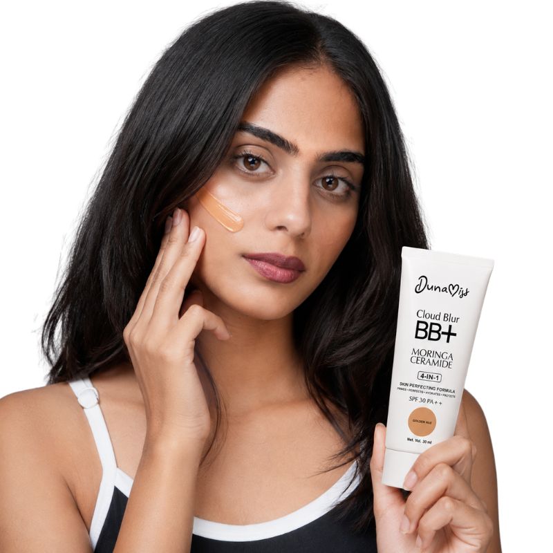 Dunamiss Cloud Blur BB+ Moringa Ceramide 4-in-1 SPF 30 PA++ – Golden Hue