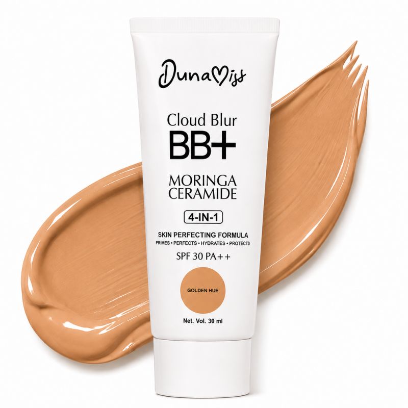Dunamiss Cloud Blur BB+ Moringa Ceramide 4-in-1 SPF 30 PA++ – Golden Hue