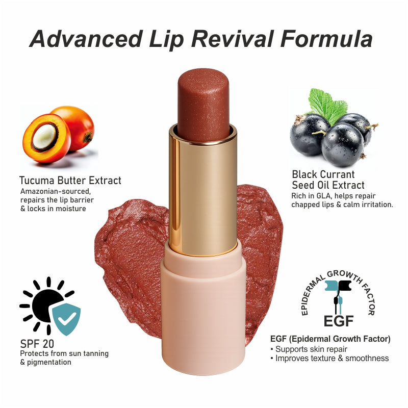 Dunamiss Glimmer Lip Balm | Hazel Glitter