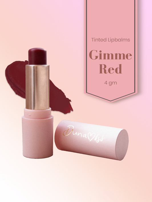 Moisturizing Red Tinted Lip Balm | Gimme