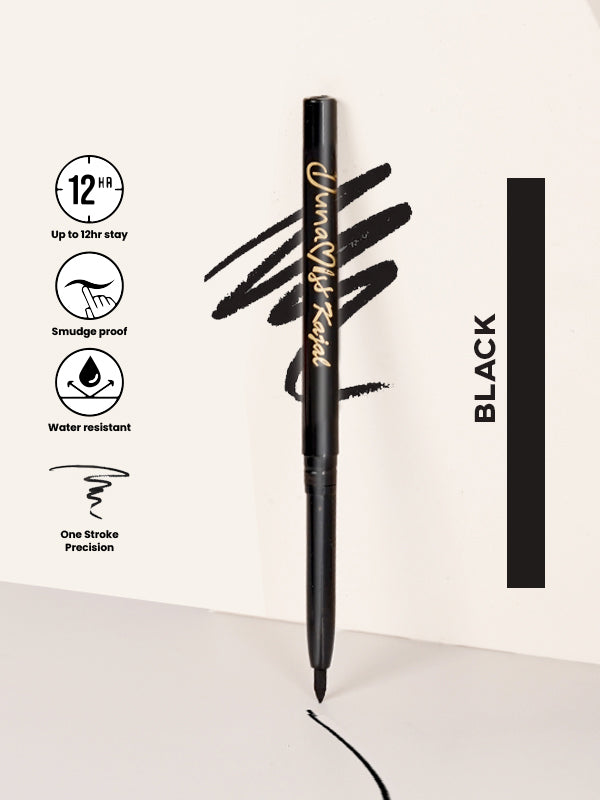 Back to Black Kajal Smudge proof Long Lasting, Deep Matte Finish