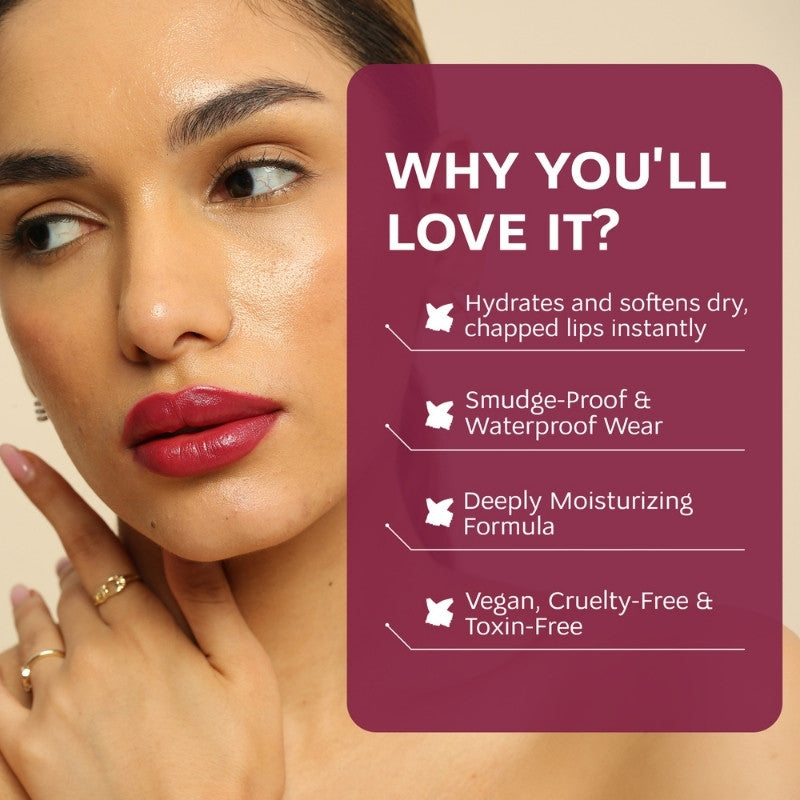 Matilda Deep Mauve Satin Lipstick