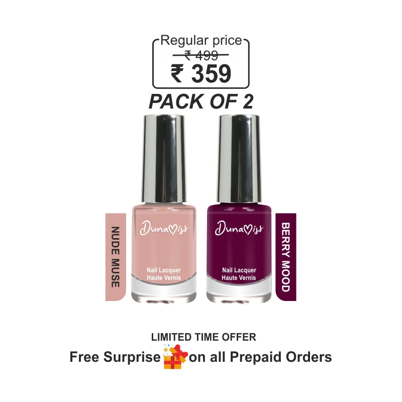 Nail Paints Pack of 2 | COMBO