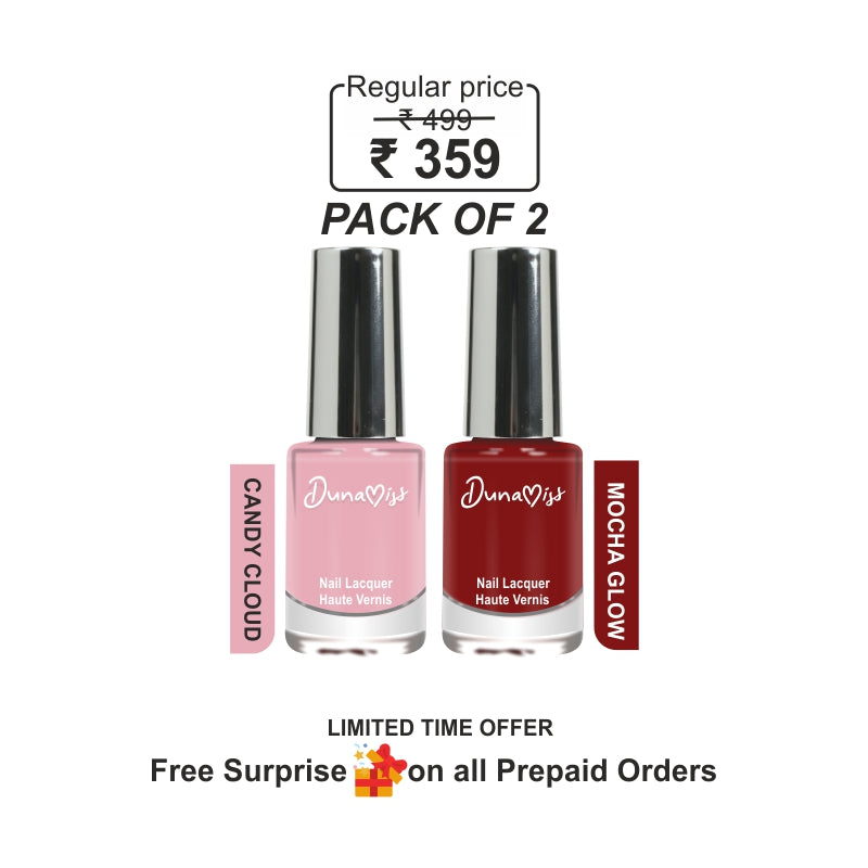 Nail Paints Pack of 2 | COMBO