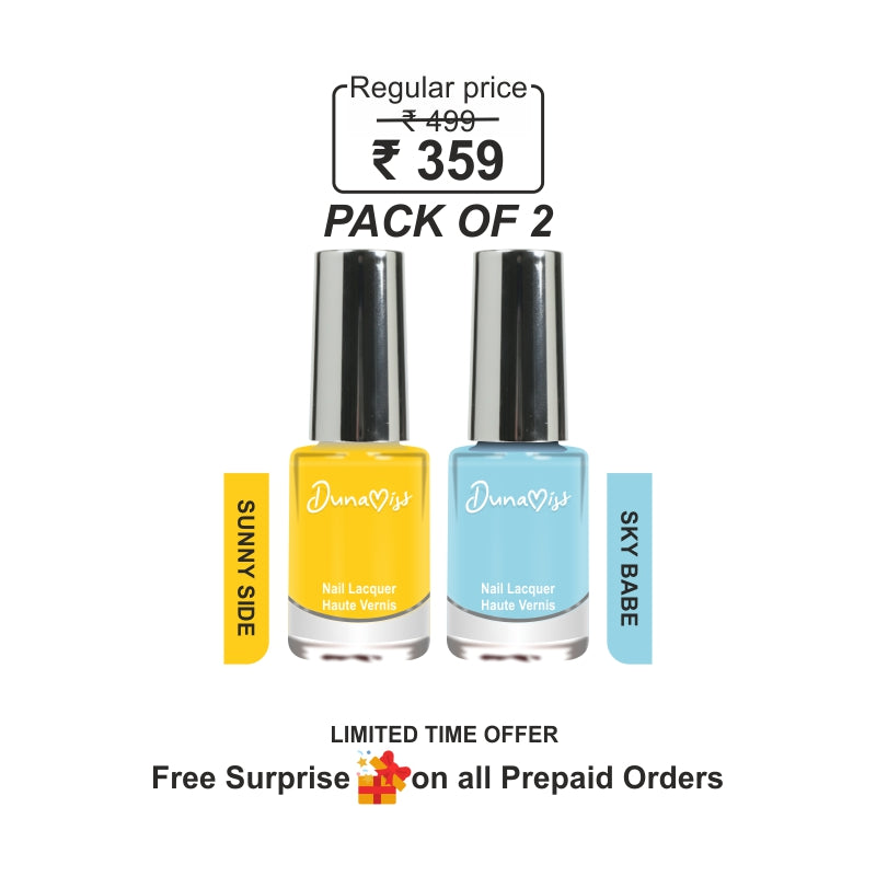 Nail Paints Pack of 2 | COMBO