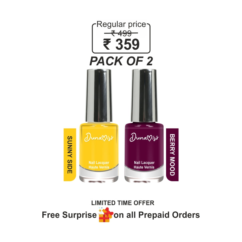 Nail Paints Pack of 2 | COMBO