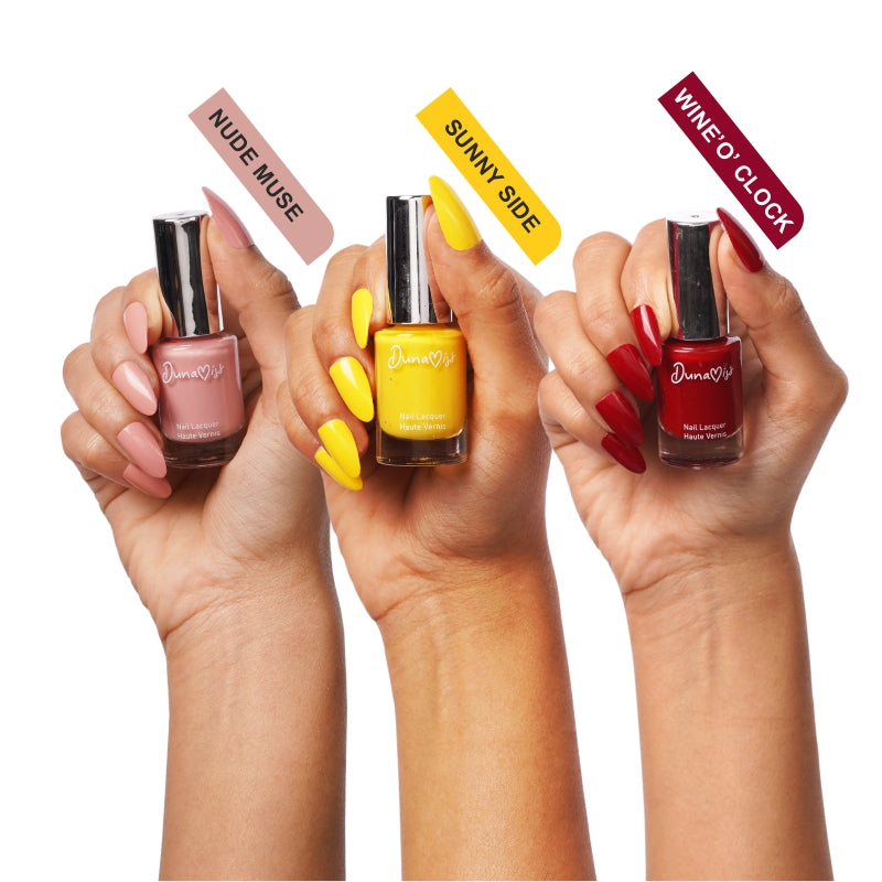 Nail Paints Pack of 3 | COMBO