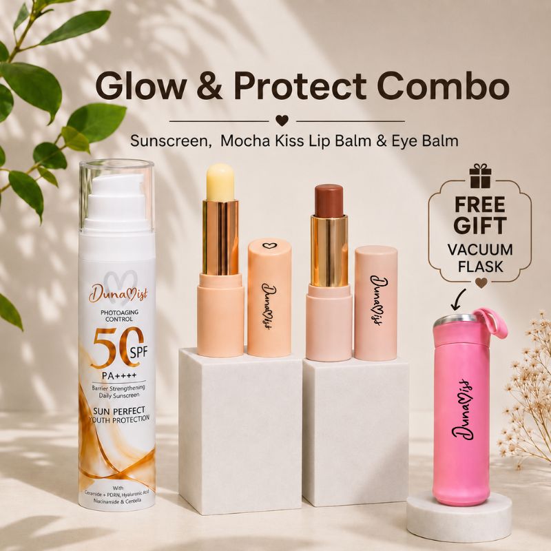 SUNSCREEN, MOCHA KISS & EYE BALM